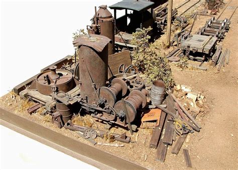 TrainScape: Loggin railroad shop diorama