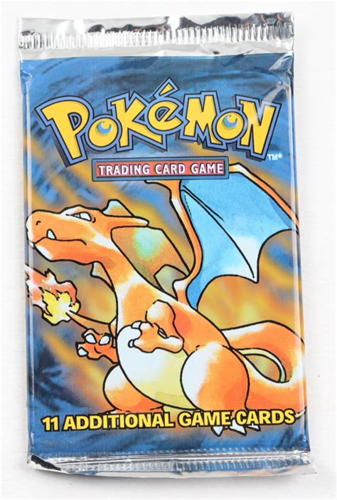 Pokemon Base Set Charizard Booster Pack with (11) Cards | Pristine Auction