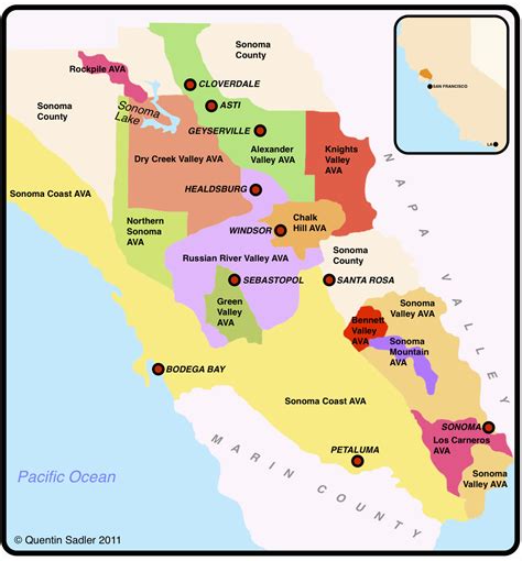 California Wine Appellation Map – secretmuseum