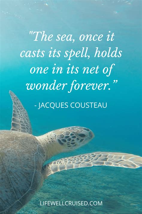 50 Inspirational Ocean Quotes for Those That Love the Sea - Life Well Cruised