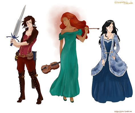 Graceling Realm Series ladies by MrsKanda on DeviantArt