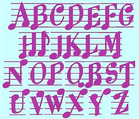 Details about MUSIC MAN FONT PACK - 155 MACHINE EMBROIDERY DESIGNS (AZEB) | Fonts, Embroidery ...