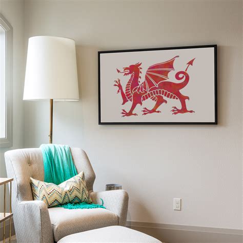 Welsh Dragon Stencil - Dragon Art Template | CraftStar