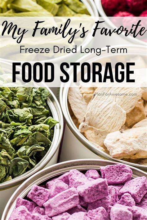 Long term food storage basics part 2 – the best freeze dried food storage for families – Artofit