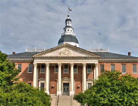 Maryland State House in Annapolis, Maryland Stock Photo - Image of ...