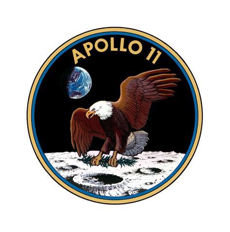 Apollo 11 Logo Vinyl Sticker Round 3 Inch Diameter - Etsy