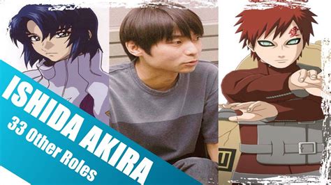 Voice Actor Akira Ishida as Gaara and 32 Other Anime Characters - YouTube