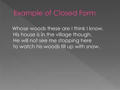 PPT - Closed Form PowerPoint Presentation, free download - ID:2317894