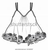 Lingerie Coloring Pages sketch template