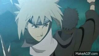 Minato vs Tobi Full Fight (English Sub) on Make a GIF