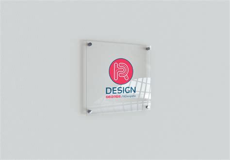 Free Indoor Signage Mockup – Free Mockup