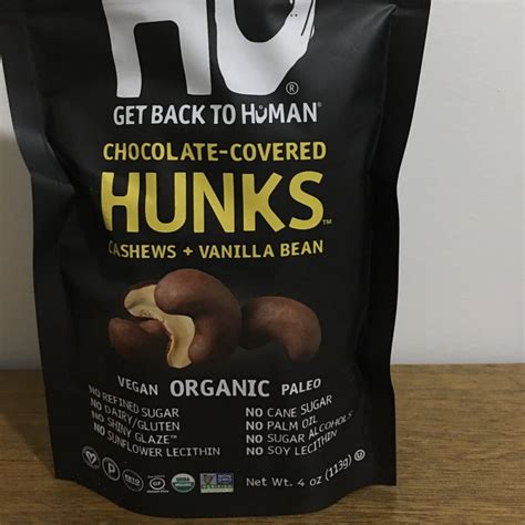 get back to human Chocolate-Covered Hunks Cashews + Vanilla Bean Reviews | abillion