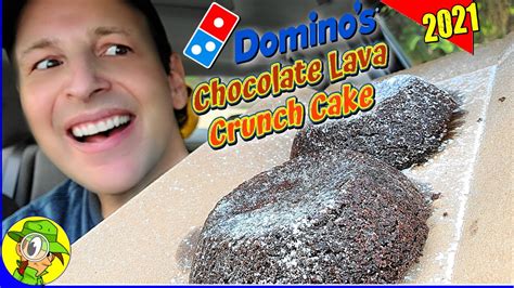 Domino's® CHOCOLATE LAVA CRUNCH CAKE 2021 Review 🎲🍫🌋🥮 | Peep THIS Out! 🕵️‍♂️ - YouTube
