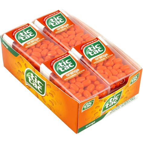 Tic Tac Orange Mints, 1 oz, 12 count - Walmart.com