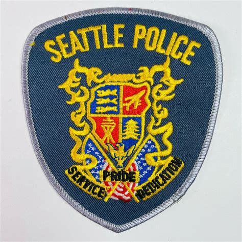 Seattle Police Washington Patch in 2020 | Police, Police patches, Patches