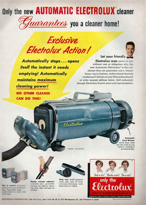 Electrolux Vac Vintage Ads 1950s, Vintage Advertisements, Etsy Vintage ...