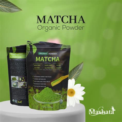 MATCHA ORGANIC POWDER - Mashata Store