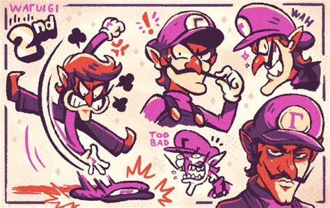 Oniri Boy - Romain Campargue on Twitter: ""Next time I cheat heheheh" Here are some Waluigi ...