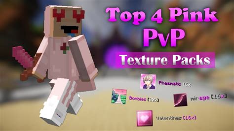 Best PINK PvP Texture Packs | Minecraft 1.8.9 - YouTube