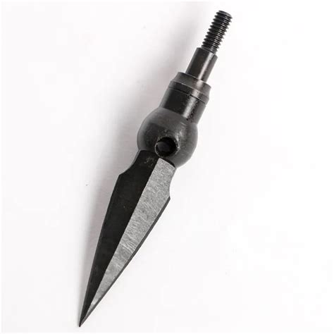 Free shipping 12pcs Archery hunting arrow tips replaceable broadhead tips stainless steel for ...