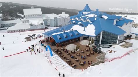 The biggest Halal-friendly Ski Resort Bof Uludag - Bursa Turkey - YouTube