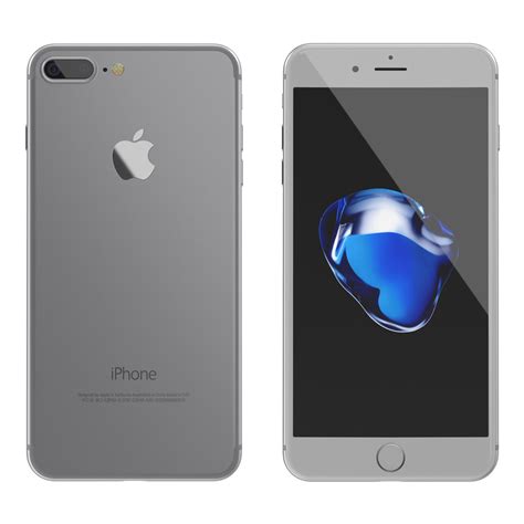 apple iphone 7 colors 3d model