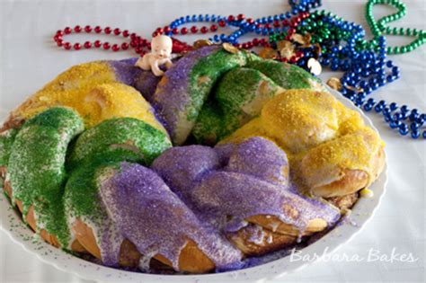 Mardi Gras King Cake recipe | Barbara Bakes