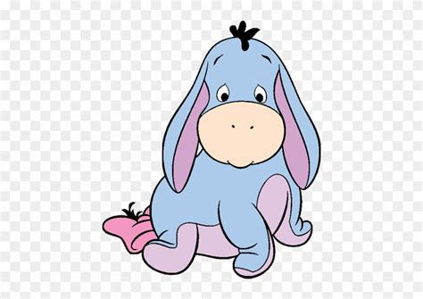 Cartoon Picture Of Baby - Baby Eeyore From Winnie The Pooh - Free Transparent PNG Clipart Images ...