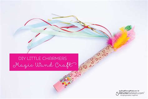 DIY Little Charmers Magic Wand Craft - 5 Minutes for Mom