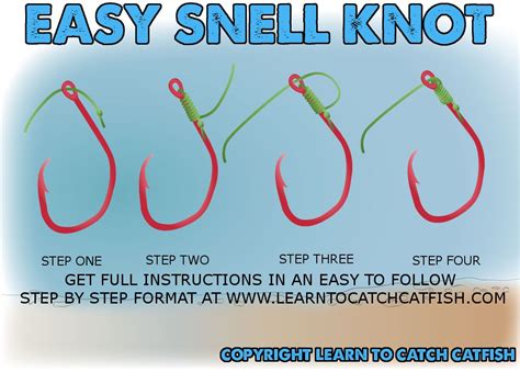 Easy Snell Knot | Snell knot, Fishing knots, Fishing for beginners