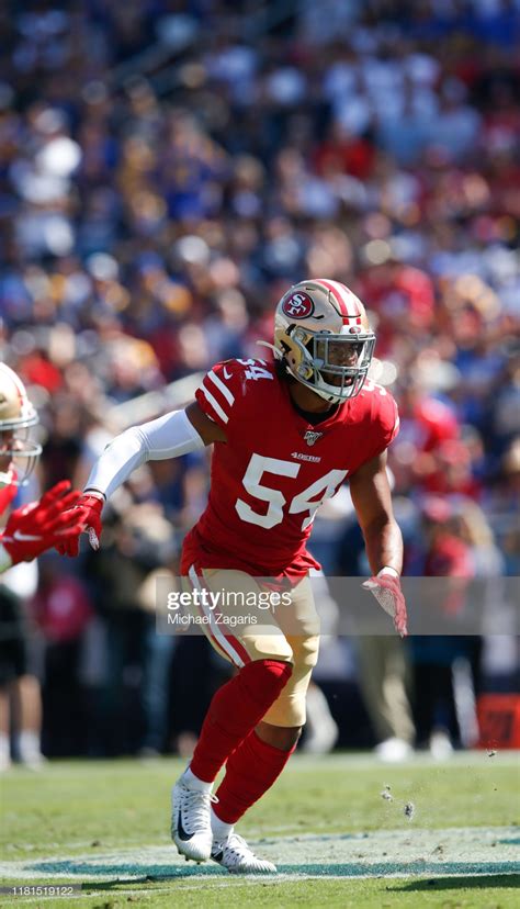 News Photo : Fred Warner of the San Francisco 49ers defends... Nfl ...