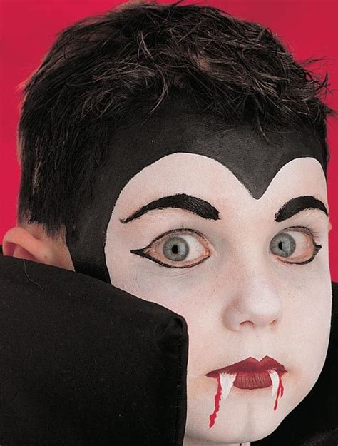 vampire face paint boy - Josie Schaeffer