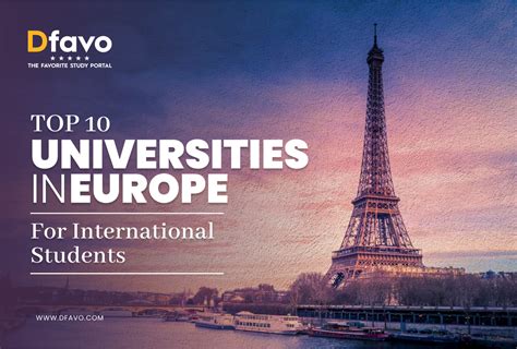 Top 10 Universities In Europe For International Students | Dfavo