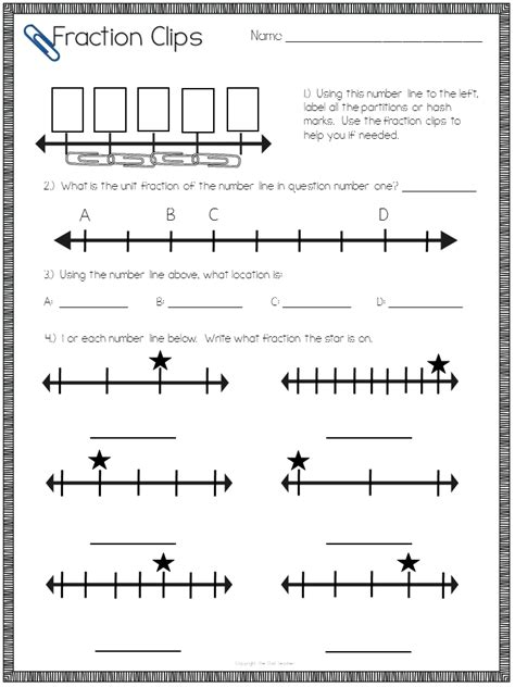 Teaching Number Line Fractions (with a freebie!) - The Owl Teacher