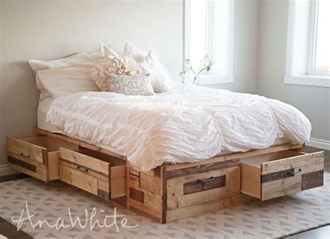 Ana White | Brandy Scrap Wood Storage Bed with Drawers - DIY Projects