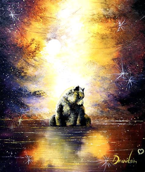 How to Paint a Bear in a Magical Landscape | UrArtStudio