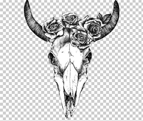 Texas Longhorn Drawing Human Skull Symbolism Bull PNG, Clipart, Art ...