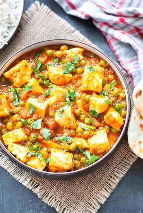 Mutter Paneer Recipe (Indian Cottage Cheese with Sweet Peas) | Indian Ambrosia