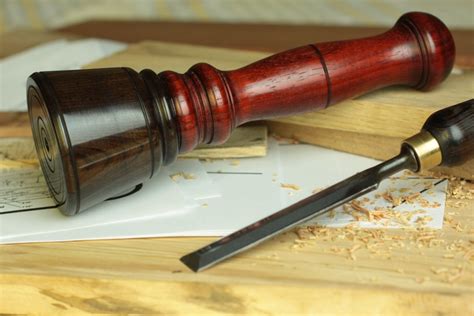 Bespoke Padauk Carving Mallet