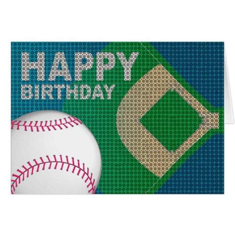 Free Printable Baseball Birthday Cards - Printable Word Searches