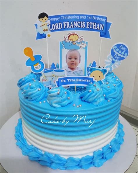 Boy Baptism Theme Cake topper | Lazada PH