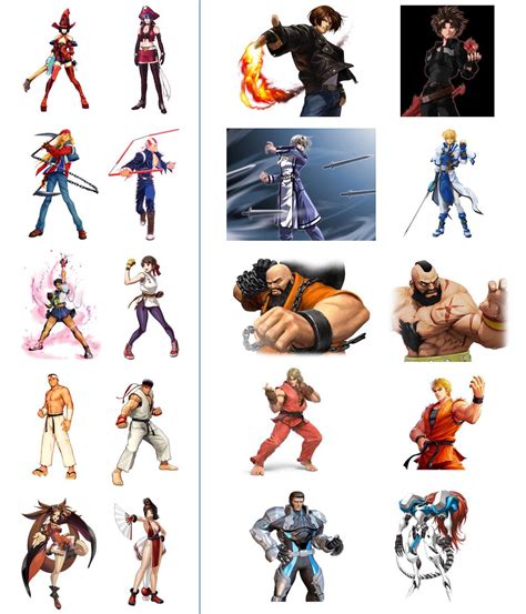 Fighting Games Characters