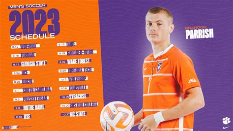 Clemson men’s soccer schedule announced - Clemson Sports Media