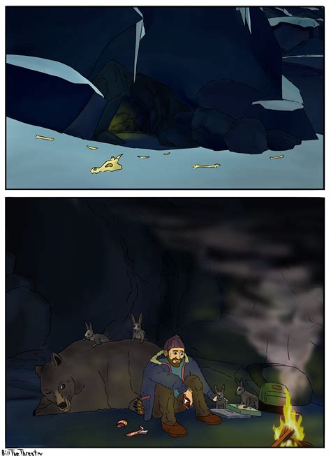 The bear cave (art by me) : r/thelongdark