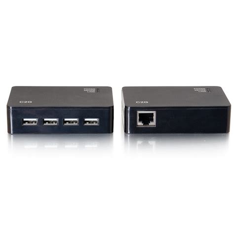 4-Port USB 2.0 Over Cat5/Cat6 Extender - up to 150ft | USB Extension ...