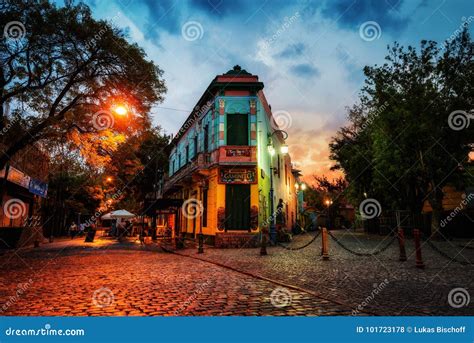 Public Square in La Boca, Buenos Aires, Argentina. Taken during Stock ...