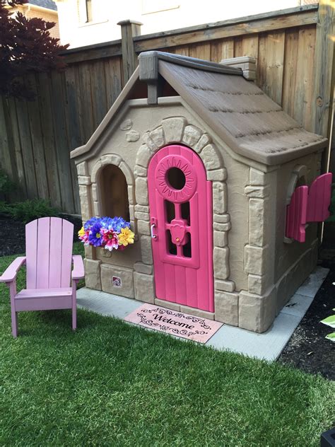 DIY plastic playhouse | Play houses, Build a playhouse, Little tikes playhouse