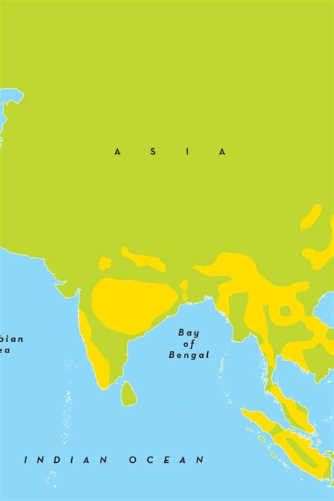 Bengal Tiger Habitat Map