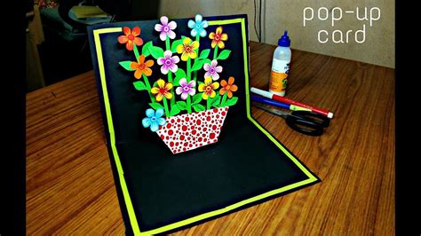 How To Make A Easy Pop Up Card Flowers Rose Paper Cra - vrogue.co
