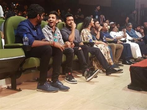 Suriya, Keerthy Suresh, Anirudh Ravichander and Vignesh Shivan at ...